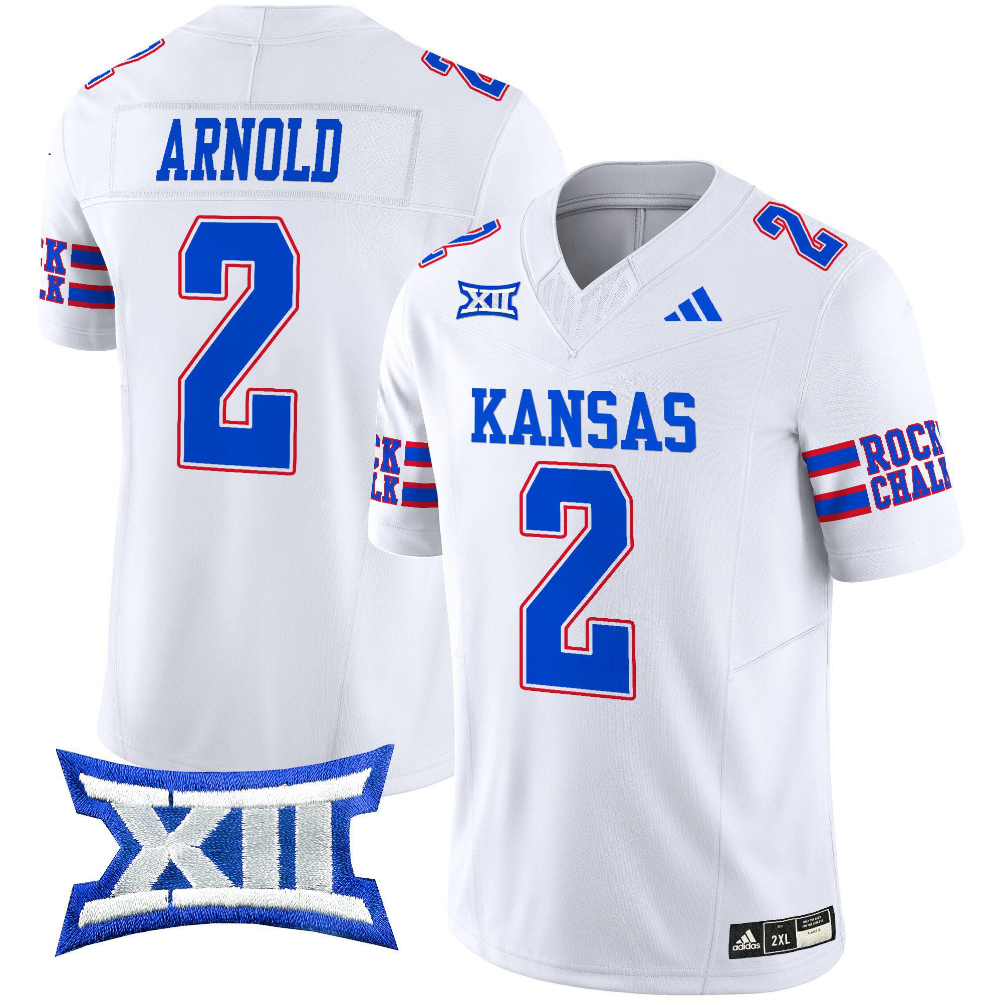 Men Kansas Jayhawks #2 Arnold White 2024 Vapor Limited NCAA Jersey->indianapolis colts->NFL Jersey